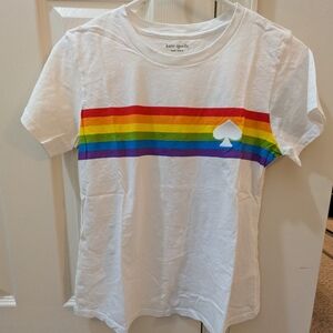 kate spade pride rainbow tshirt